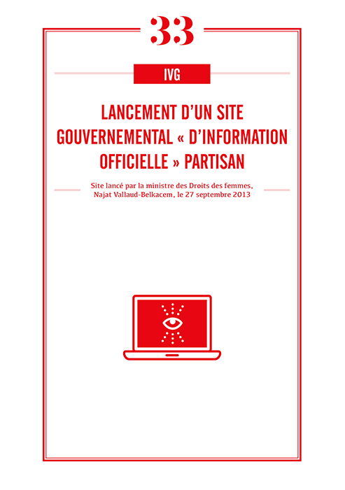 IVG - site gouvernemental « d’information officielle » : Lancement d'un site partisan